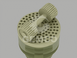 飼料(liào)顆粒機壓輥結構圖