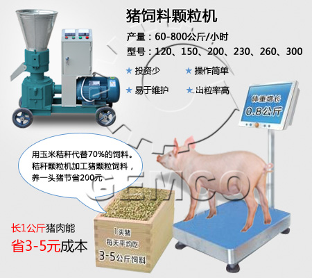 豬飼料顆(kē)粒(lì)機 投資少 易(yì)維(wéi)護 見效快